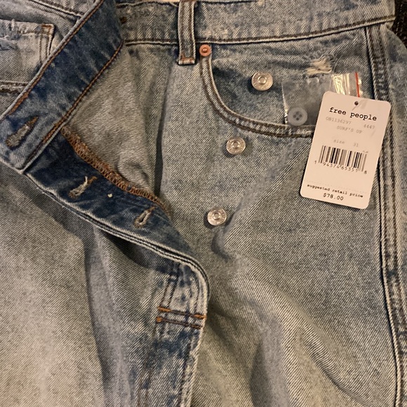 Free People Denim Wrap Skirt - Picture 4 of 4